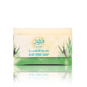 A soothing aloe vera soap that gently cleanses and hydrates the skin.