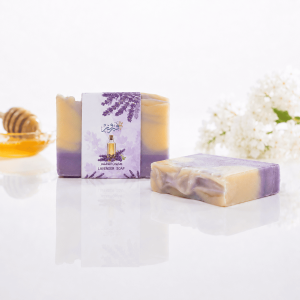 A calming lavender soap that gently cleanses while leaving the skin softly scented and relaxed.
