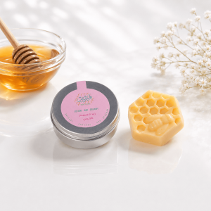 A solid lotion bar that melts into the skin