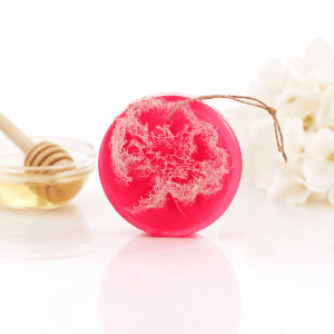 Loofah Soap Pomegranate