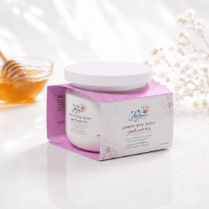 Rich body butter infused with real jasmine essential oil to soothe